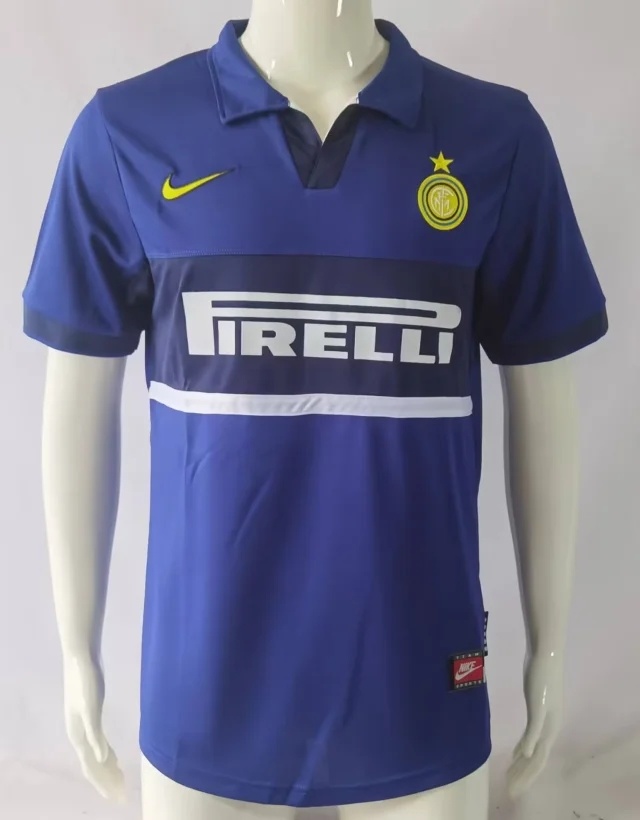 98 99 Inter third Retro size S-2XL 98 99 国米 二客