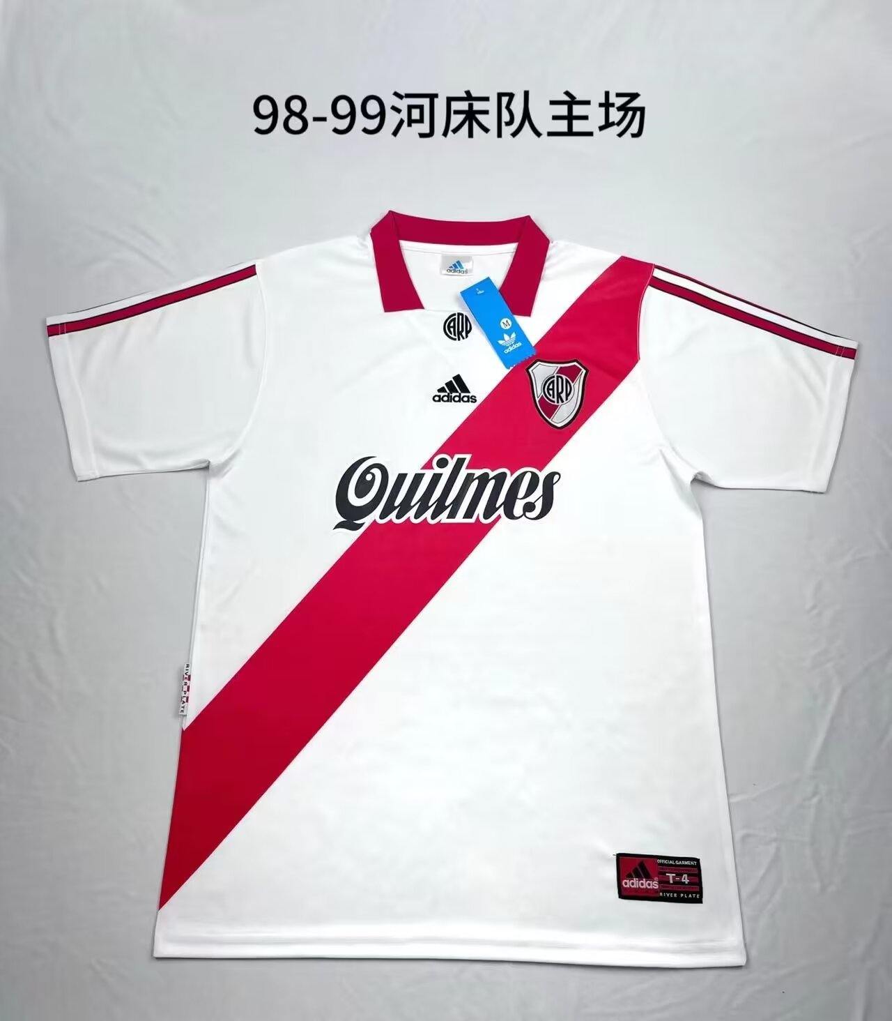 98 99 River Plate Home Retro 98 99 河床 主场 复古