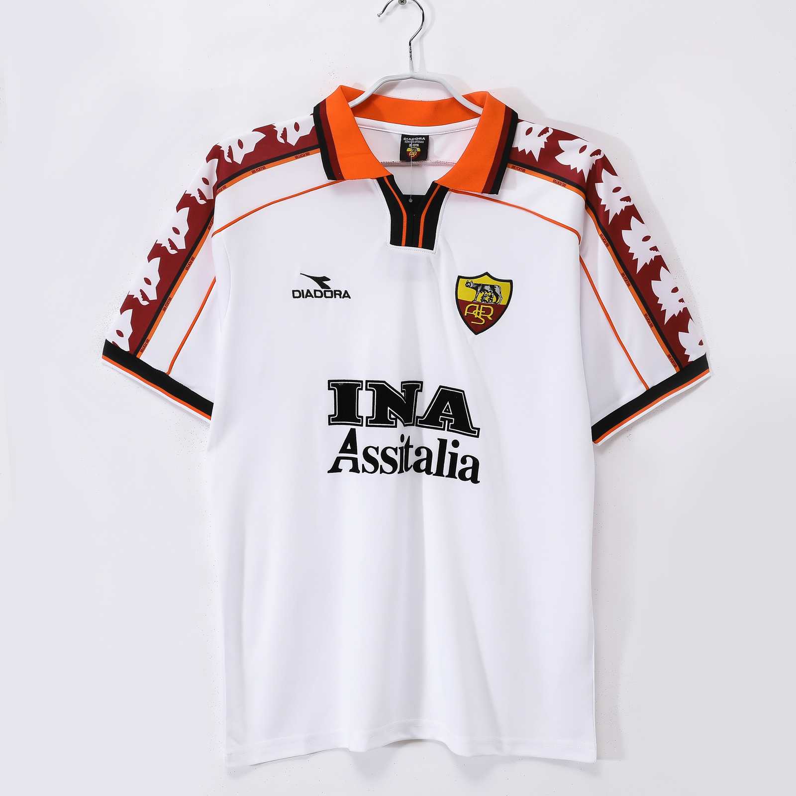 98 99 Roma away Retro size S-2XL 98 99 罗马 客场