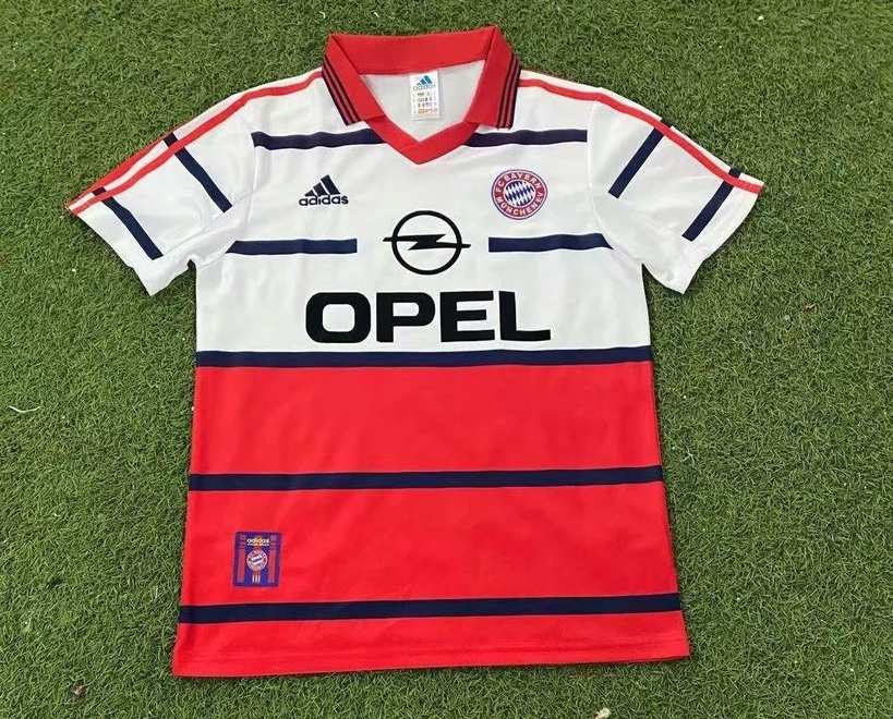 98-00 Bayern away retro 98 00 拜仁 客场