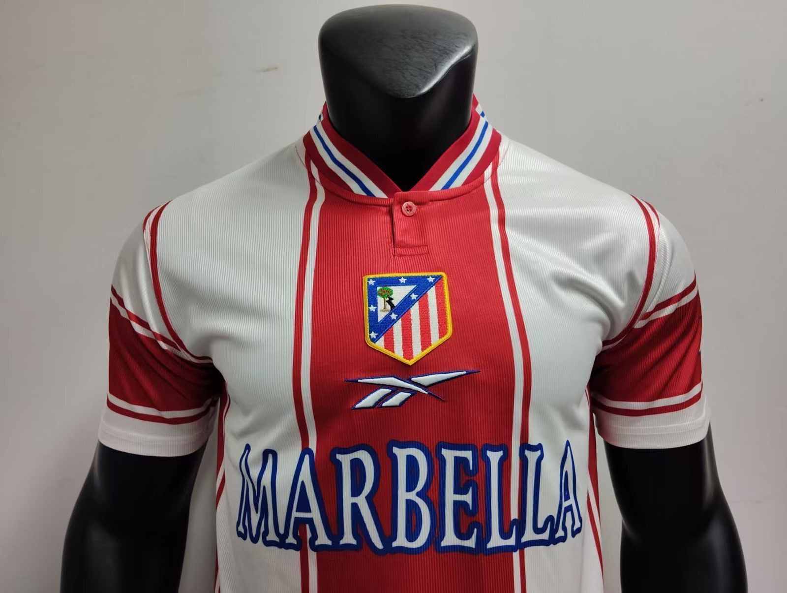 99 00 Atletico Madrid home retro 99 00 马竞 主场 复古