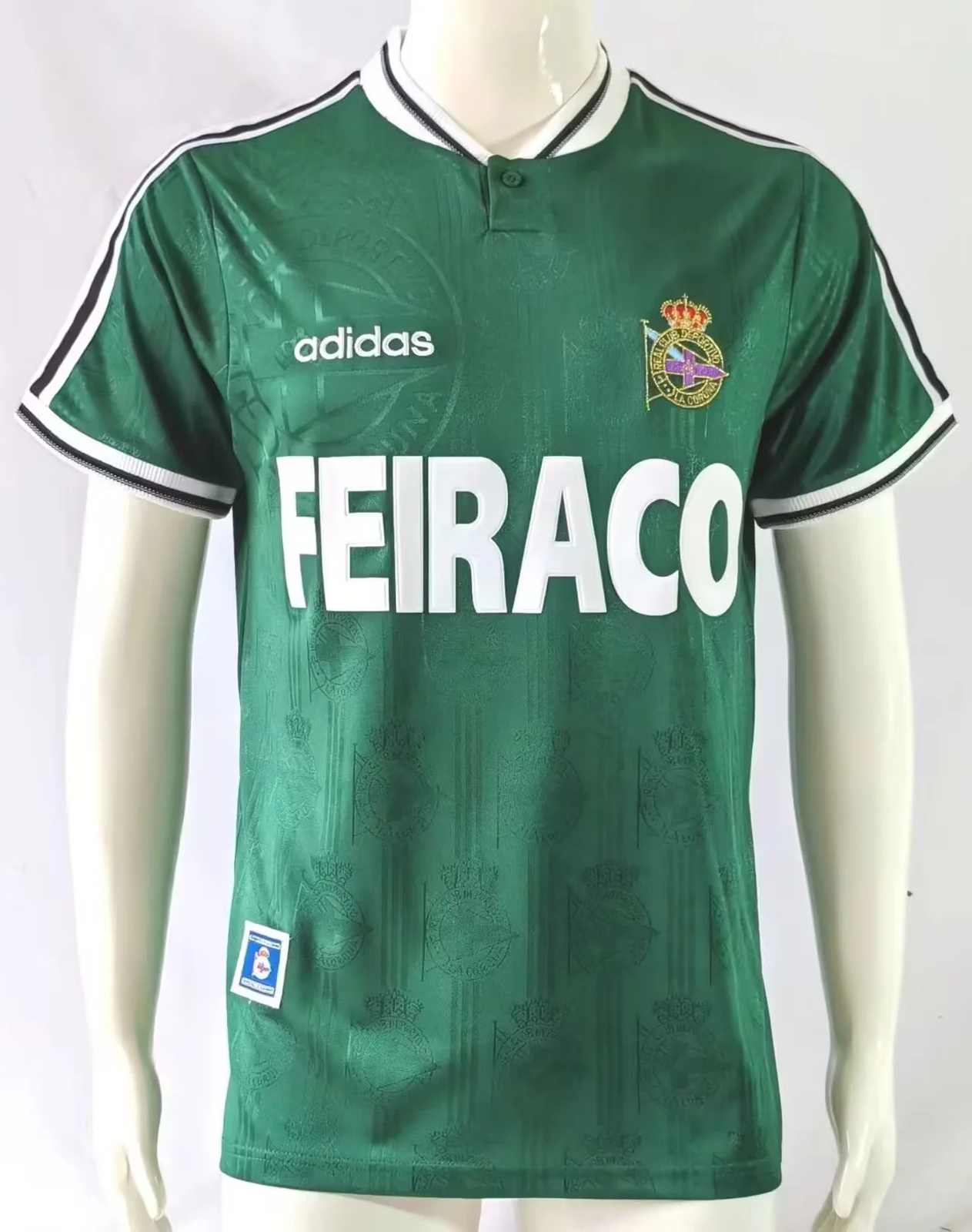99 00 Deportivo de La Coruna away Retro size S-2XL 99 00 拉科鲁尼亚 客场