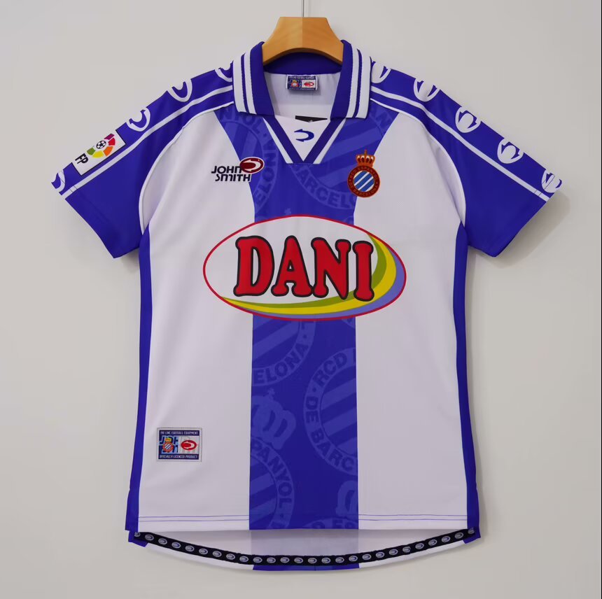 99 00 Espanyol home retro 99 00 西班牙人 主场 复古