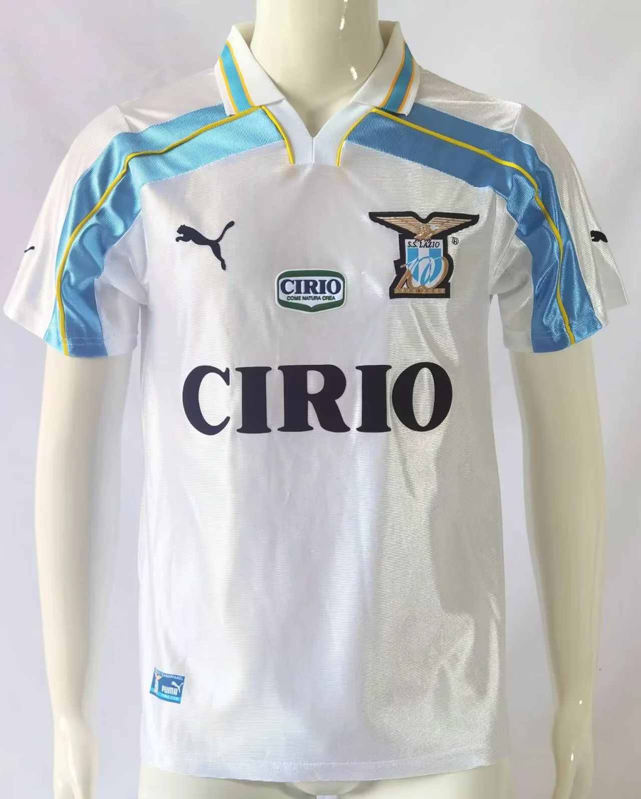 99 00 Lazio Centenary white Retro 99 00 拉齐奥 百年纪念