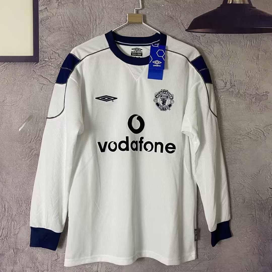 99 00 Man United Away Long Sleeves Vintage 99 00 曼联 客场 长袖 复古
