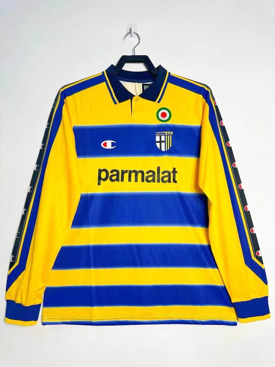 99 00 Parma home long sleeved retro 99 00 帕尔玛 主场 长袖 复古