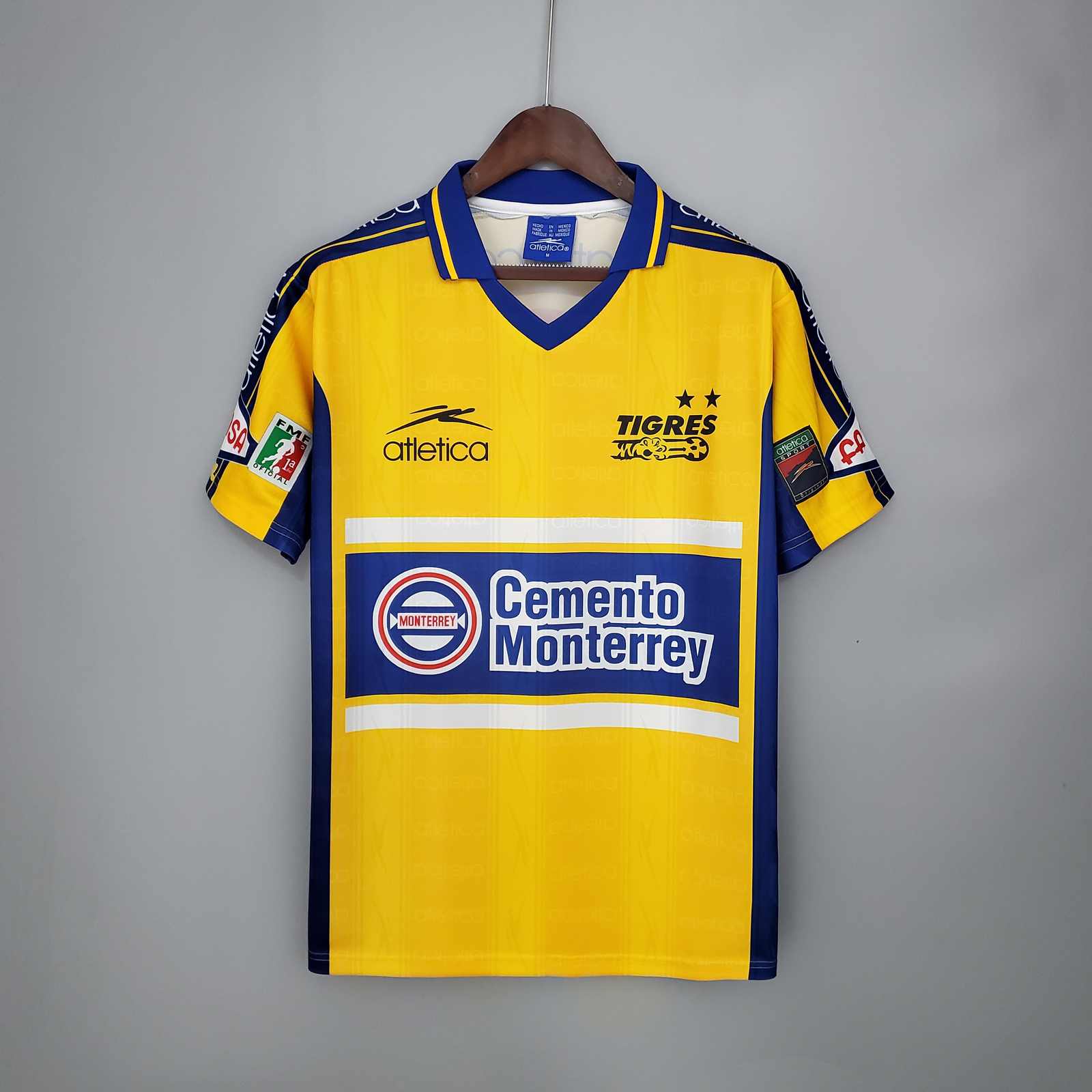 99 00 Tigres Home Retro S-2XL 99 00 老虎队 主场 复古 S-2XL