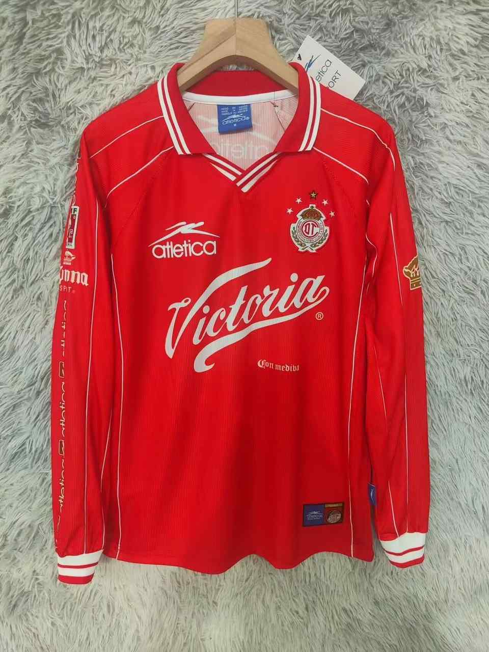 99 00 Toluca Home Long Sleeve Vintage 99 00 托卢卡 主场 长袖 复古