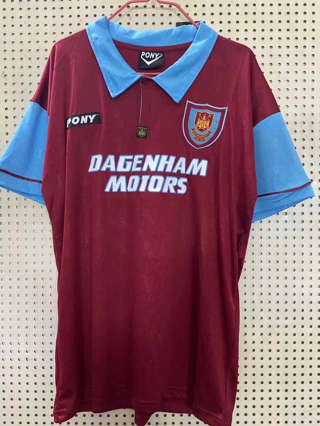 West Ham United 100th Anniversary Retro S-XXL 西汉姆联 100周年 复古 S-XXL