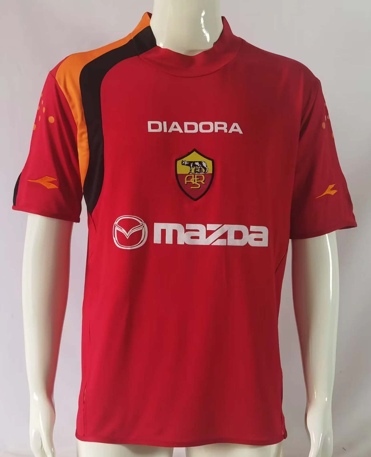 04-05 Roma home retro jersey