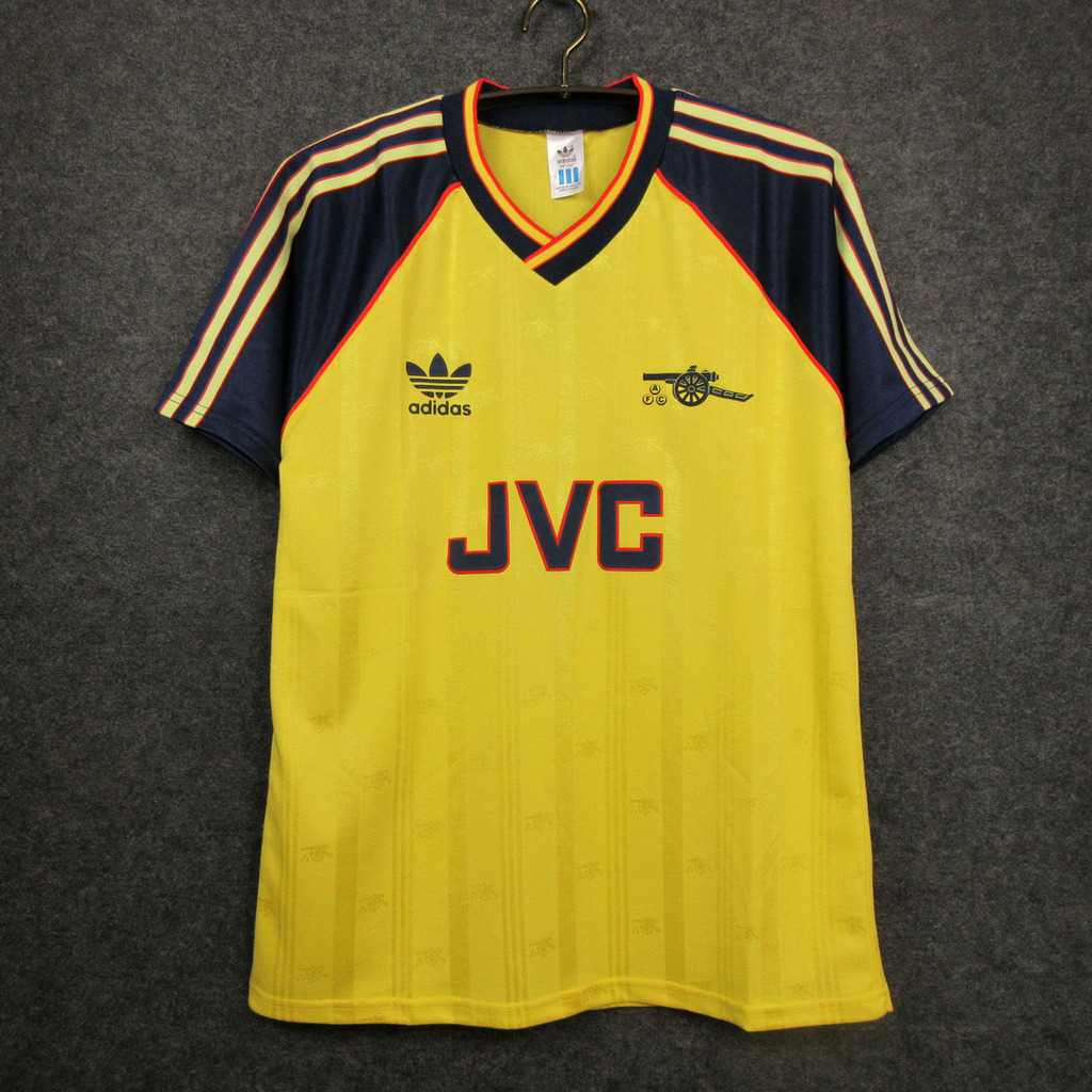 Retro Ar_senal away yellow 88_89