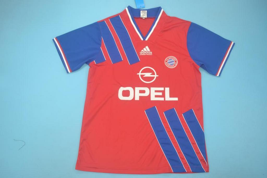 Retro Ba_yern home red and blue 93_94
