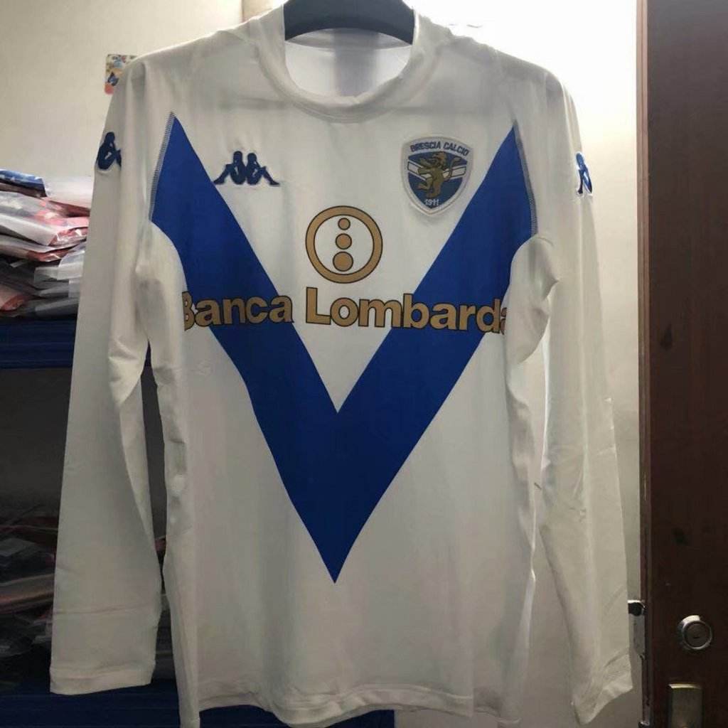 Retro Brescia away white long sleeves 03_04