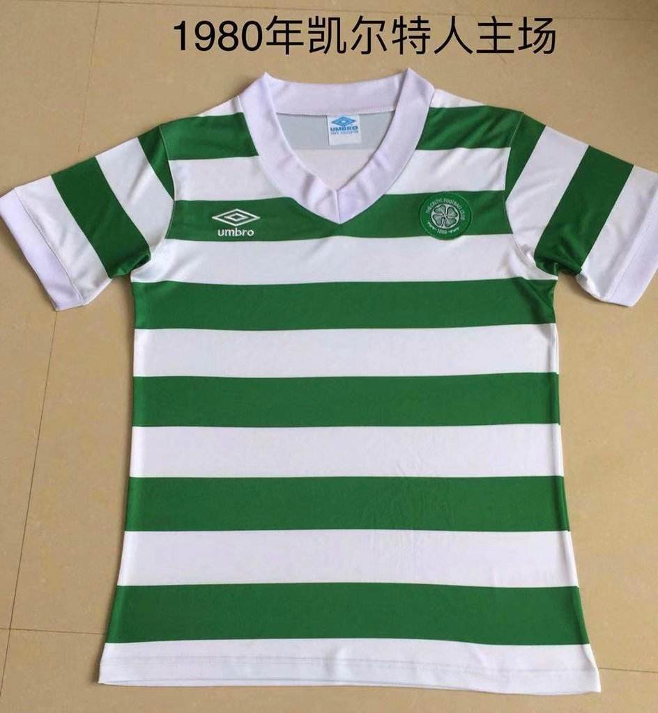 Retro Ce_ltic home green_white 1980