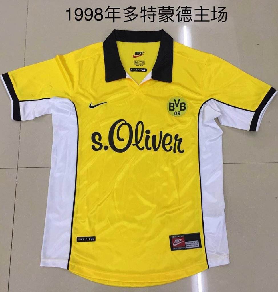 Retro Dor_tmund home yellow 98