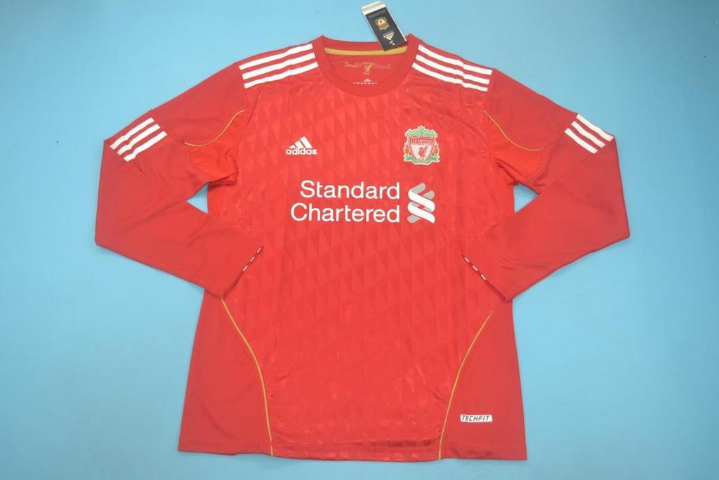 Retro Li_verpool home red long sleeves 11_12