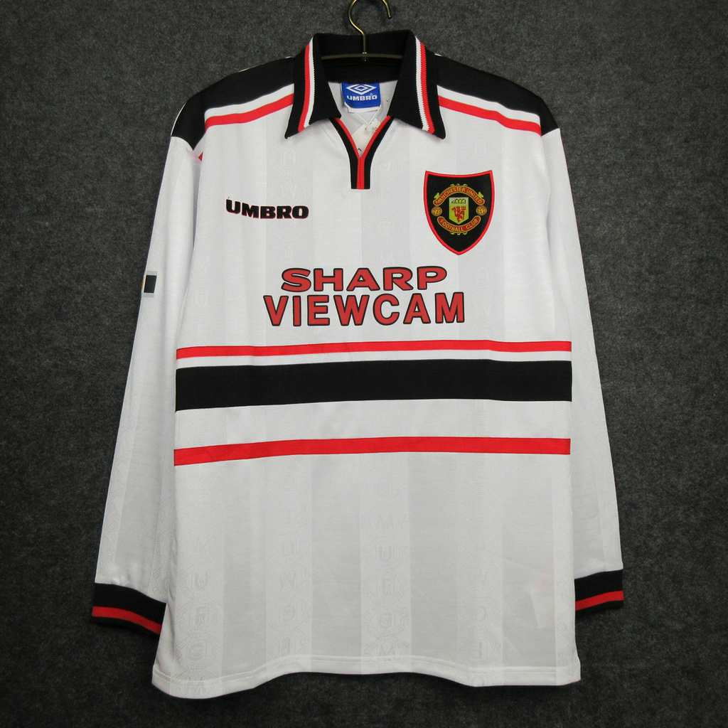 Retro MUN away white long sleeves 98_99
