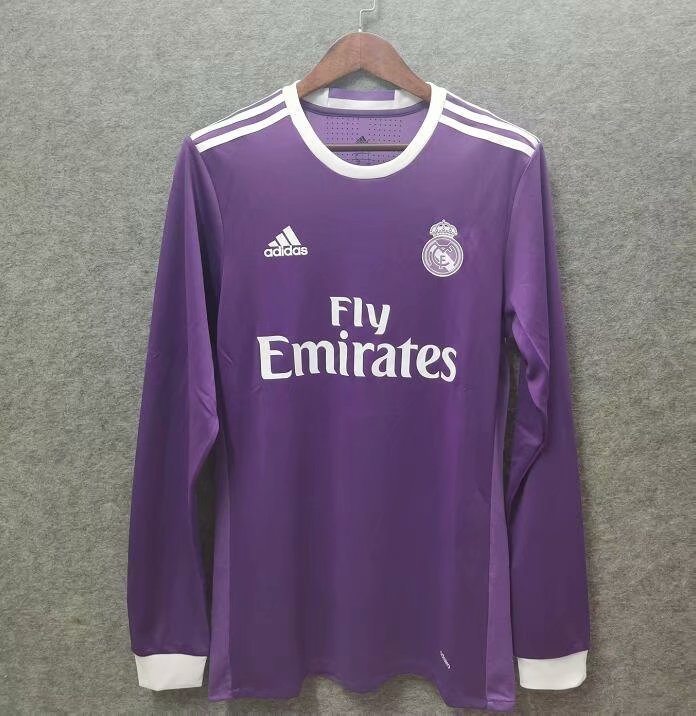 Retro RMD away purple player version long sleeves 16_17