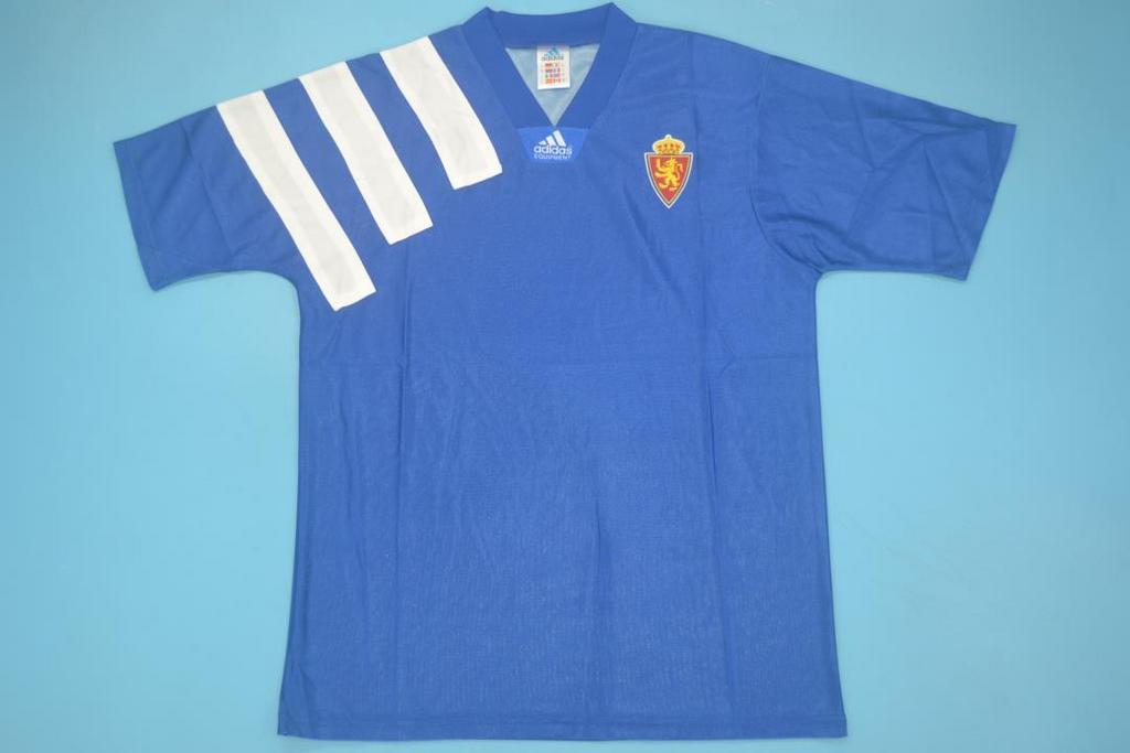 Retro Zaragoza away blue without sponsers 92_93