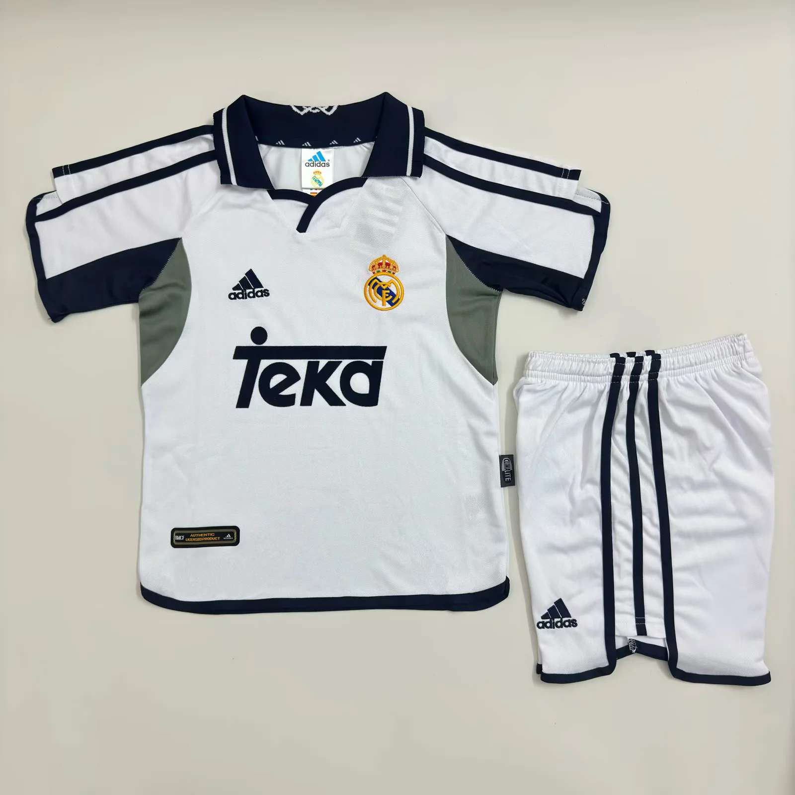 00 01 Real Madrid home kids kit 00 01 皇马 主场 儿童童装