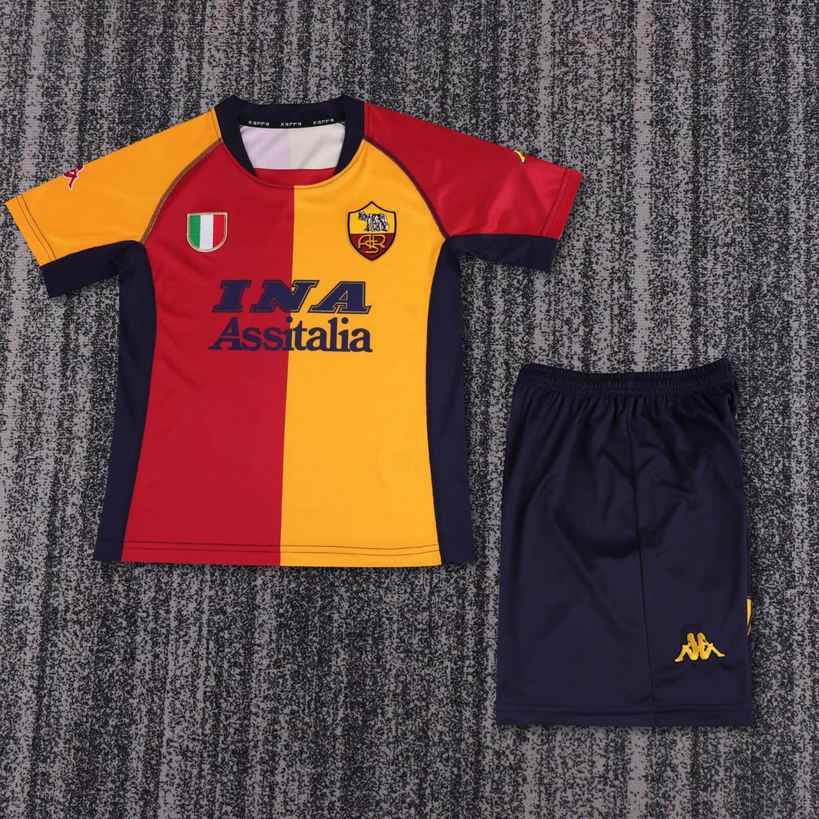 00 01 Roma Home Kids Retro suit 00 01 罗马 主场 孩子 复古套装