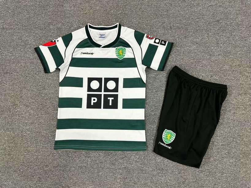 01 03 Lisbon Home Kids retro suit 01 03 里斯本 主场 孩子 复古套装