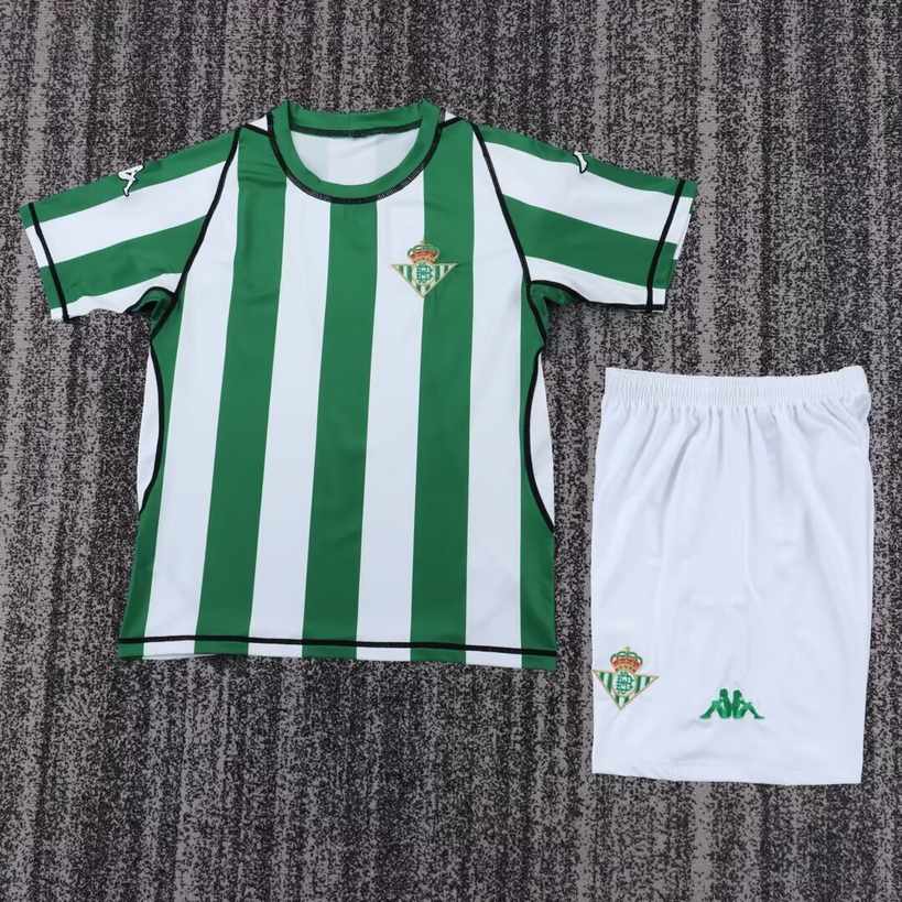 03 04 Betis Home Children's Retro Set 03 04 贝蒂斯 主场 孩子 复古 套装
