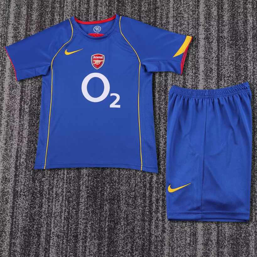 04 05 Arsenal Away retro Kid kits 04 05 阿森纳 客场 复古 孩子套装