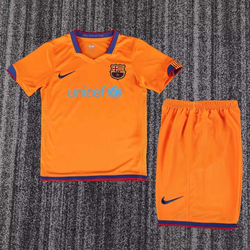 06 07 Barcelona away children's retro kit 06 07 巴萨 客场 孩子 复古套件