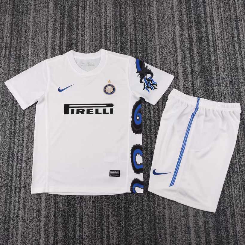 09 10 Inter Milan away Kids Retro suit 09 10 国际米兰 客场 孩子 复古套装