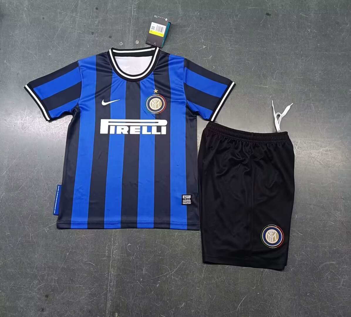 09 10 Inter home kid kits Retro 09 10 国米 主场 儿童套装 复古