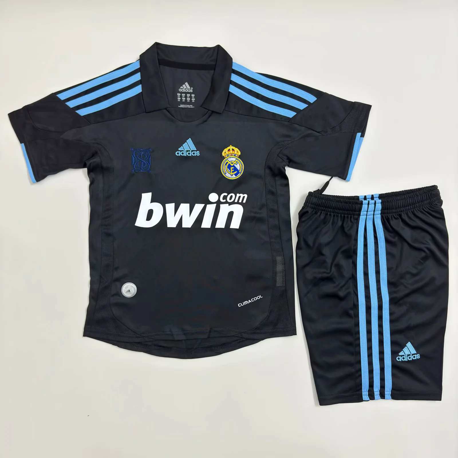 09 10 Real Madrid away kids kit Retro 09 10 皇马 客场 儿童套装