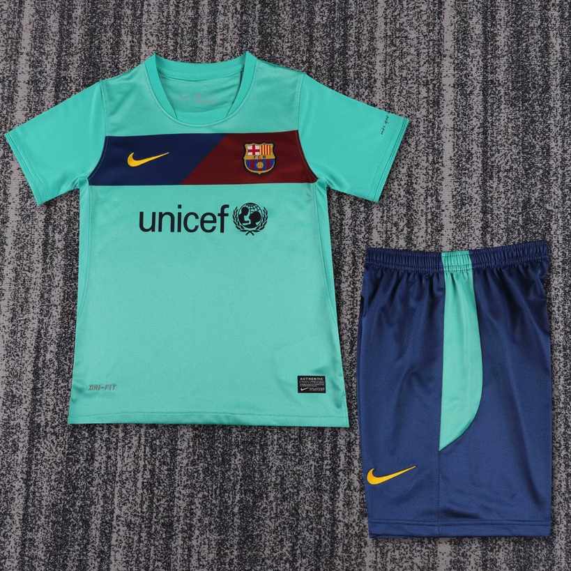 10 11 Barcelona away Kids retro suit 10 11 巴萨 客场 孩子 复古套装