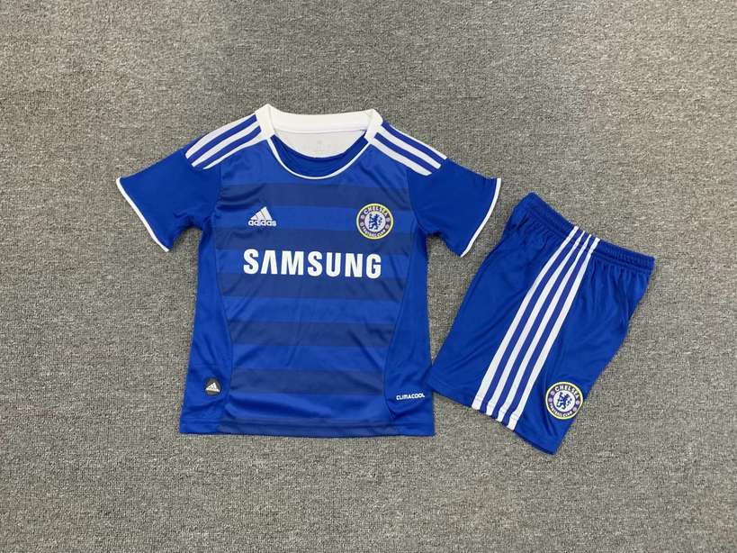 11 12 Chelsea home Retro kid kits 11 12 切尔西 主场 儿童套装