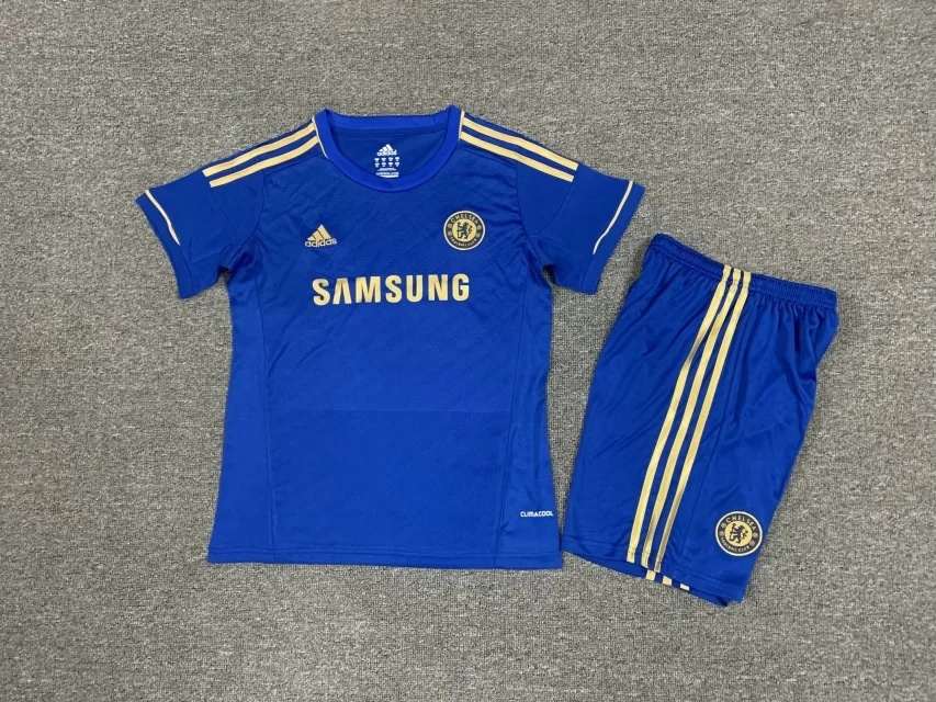 12 13 Chelsea home kid kits Retro 12 13 切尔西 主场 儿童套装