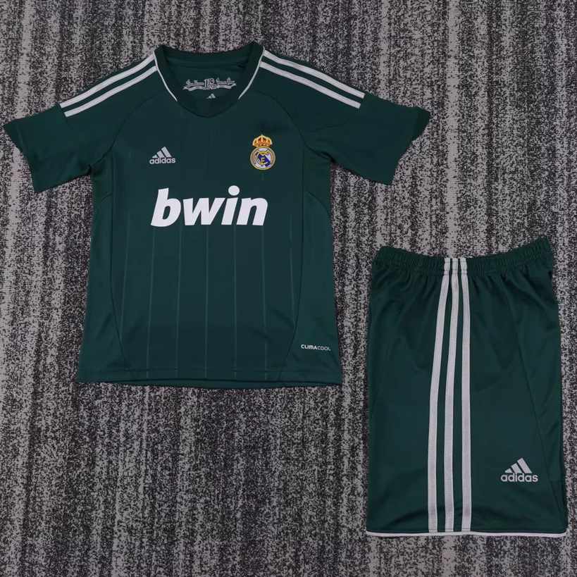 12 13 Real Madrid third away kids kit Retro 12 13 皇马 二客 儿童套装