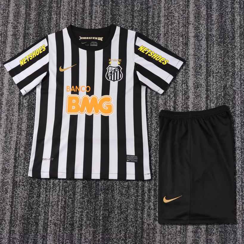 12 13 Santos away kids kit Retro 12 13 桑托斯 客场 儿童套装