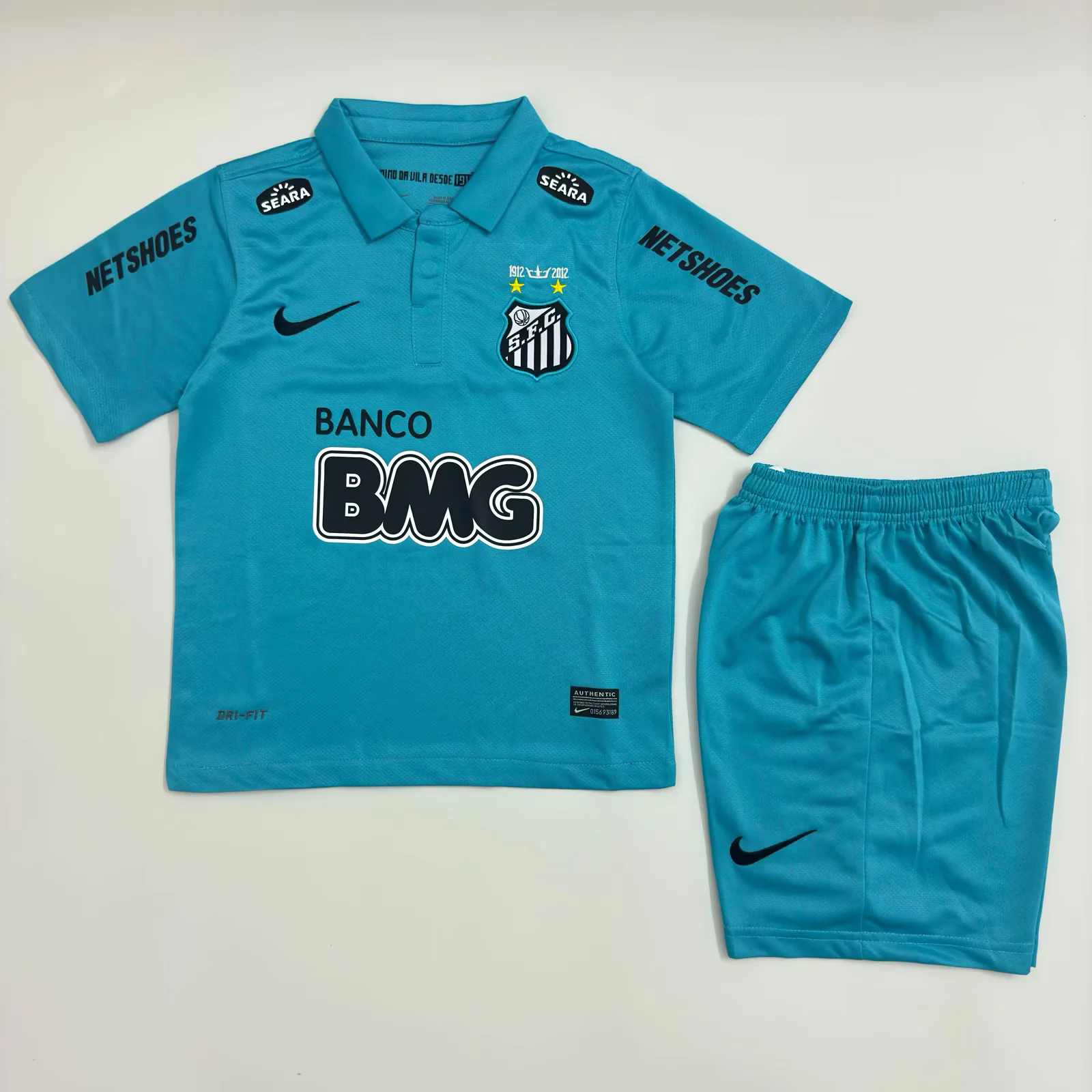 12 13 Santos third away kids kit Retro 12 13 桑托斯 二客 儿童套装