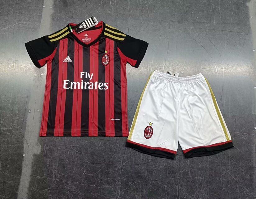 13 14 AC Milan home Kids retro suit 13 14 AC米兰 主场 孩子 复古套装