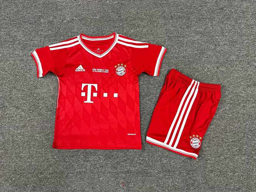 13 14 Bayern Champions League Home Kids retro suit 13 14 拜仁 主场 孩子 复古套装
