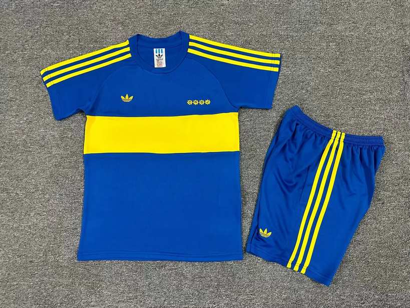 1981 Boca home kid kits 博卡青年 主场 孩子套装