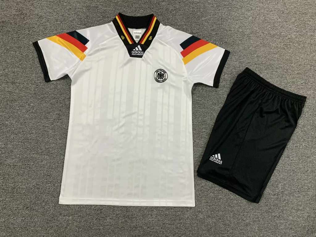 1992 Germany home Retro kid kits 1992 德国 主场 儿童套装