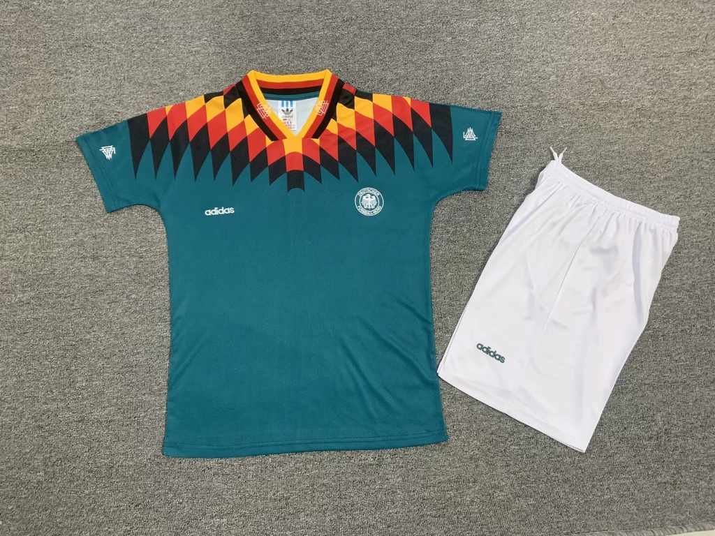 1994 Germany away kid kits Retro 1994 德国 客场 儿童套装