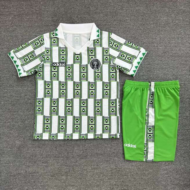 1994 Nigeria Away Retro Kids Kit 1994 尼日利亚 客场 孩子套装