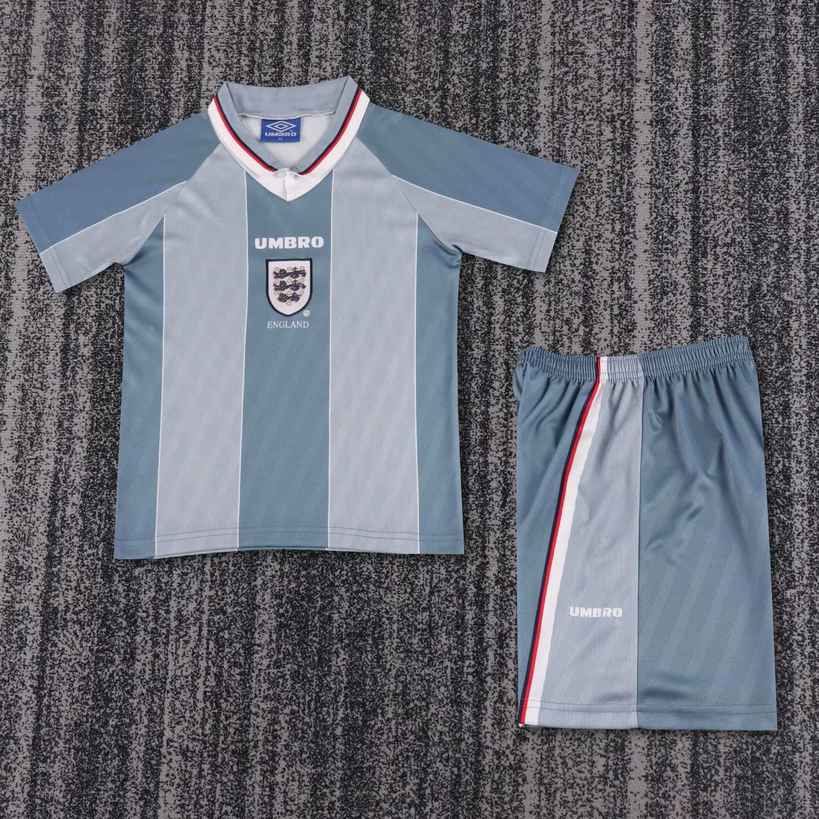 1996 England away kids kit Retro 1996 英格兰 客场 儿童套装