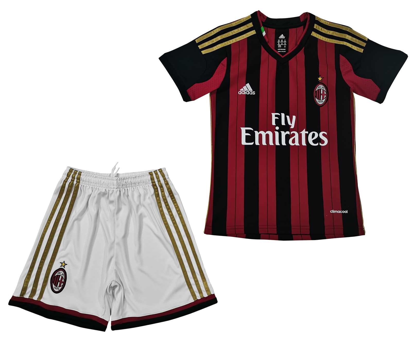 2013 14 AC Milan home kid kits retro 2013 14 AC米兰 主场 复古