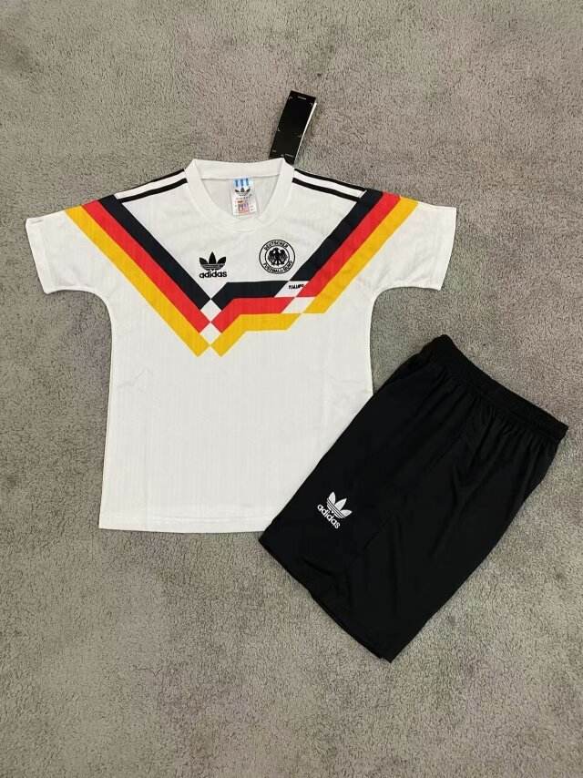90 Germany home kid kits Retro 90 德国 主场 儿童套装 复古