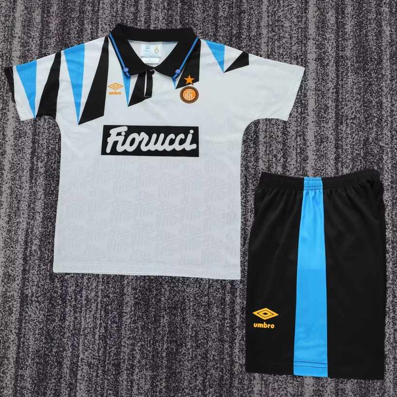92 93 Inter Milan away Children's Retro Kit 92 93 国米 客场 孩子 复古套件