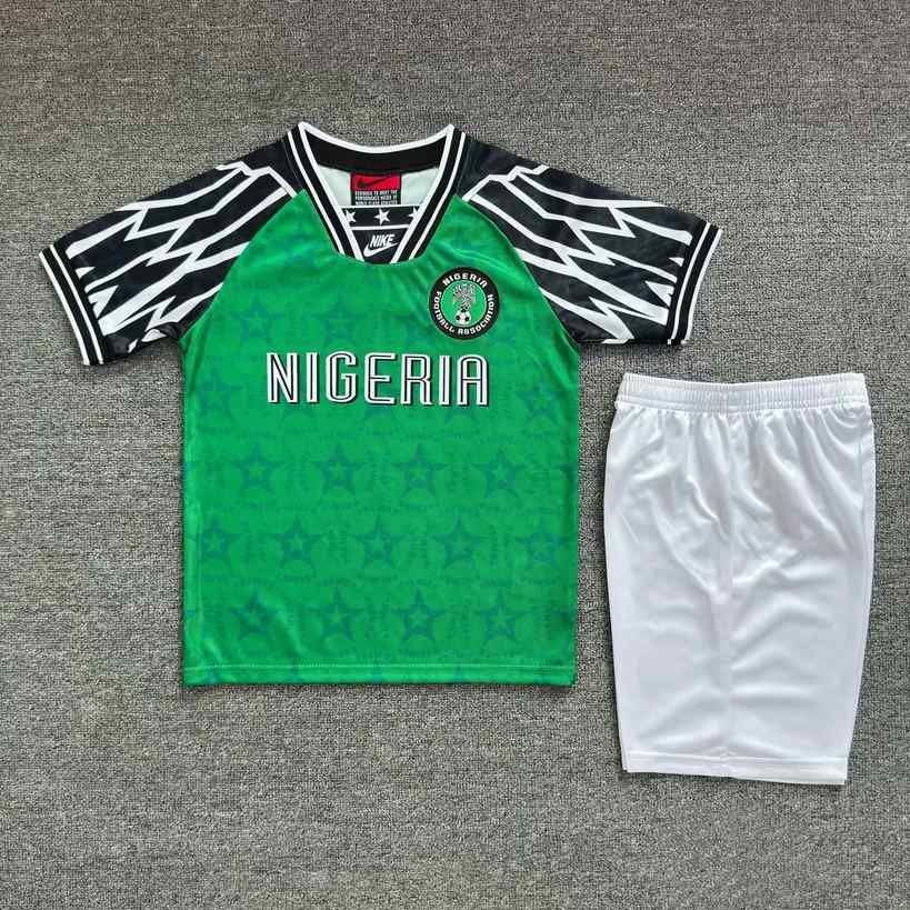 94 95 Nigeria home kids kit Retro 94 95 尼日利亚 主场 儿童套装