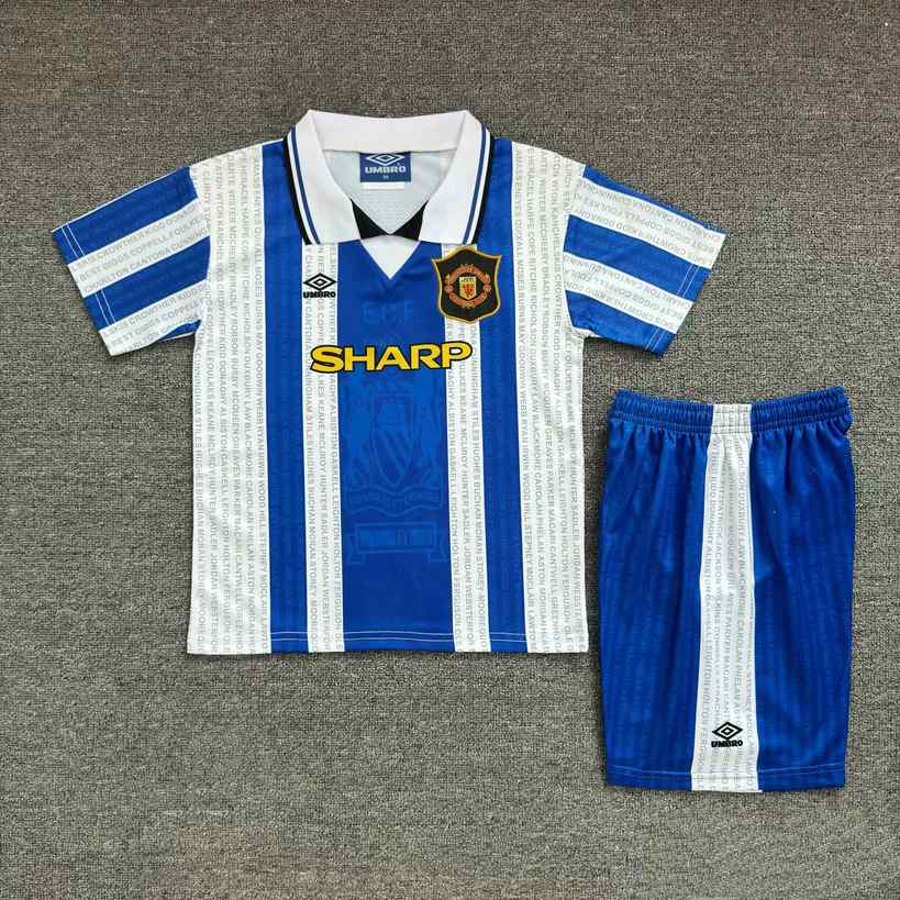 94 96 Man united away kids kit 94 96 曼联 客场 儿童套装
